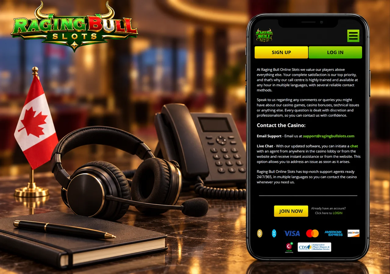 Live chat, email and phone support for account and payment queries